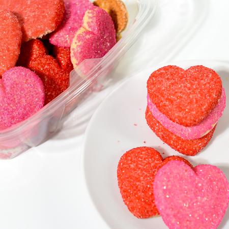 Servatii Sugared Butter Cookies - Hearts