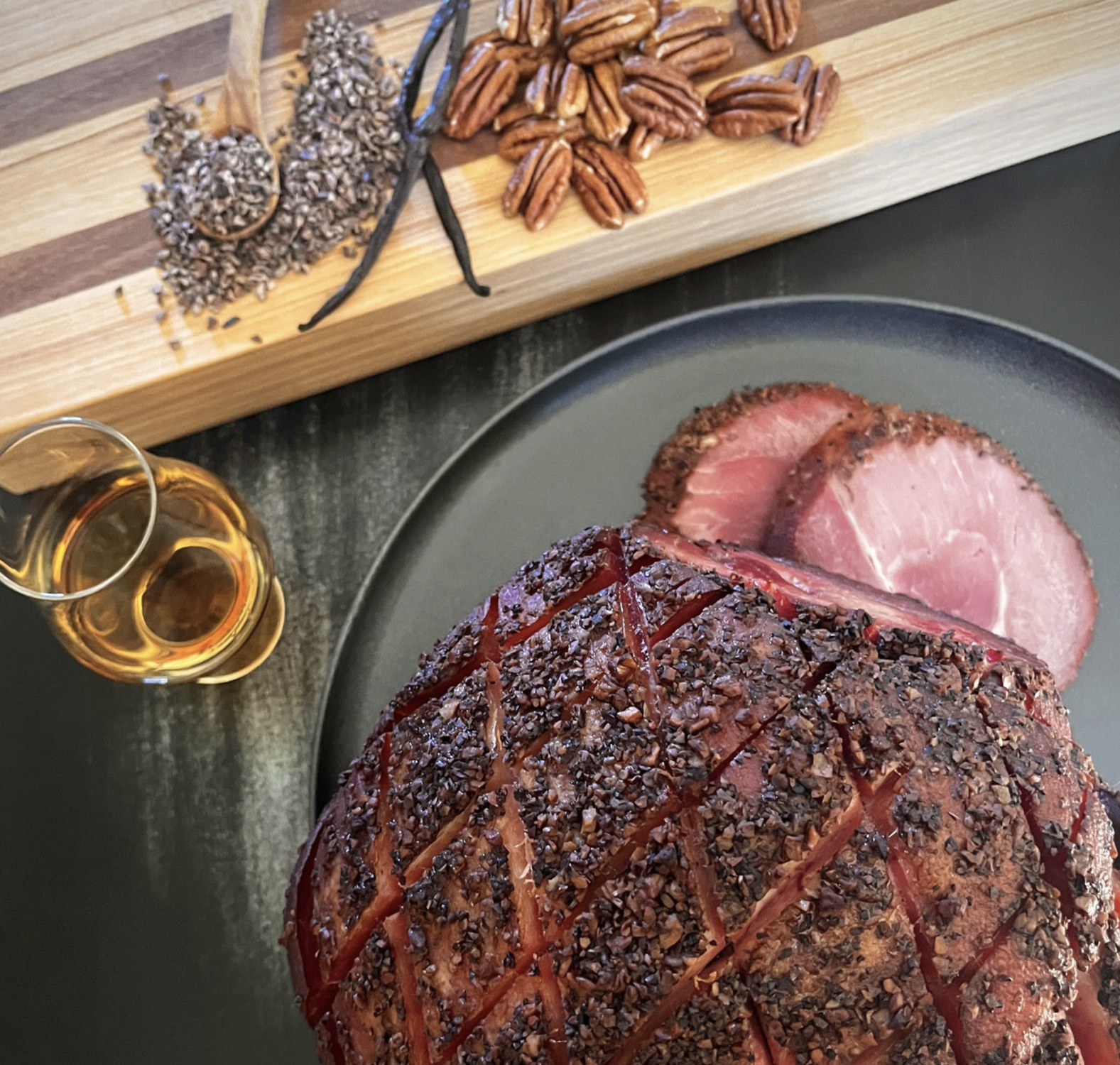 Smoking Goose Bourbon Barrel Pecan Spring Ham