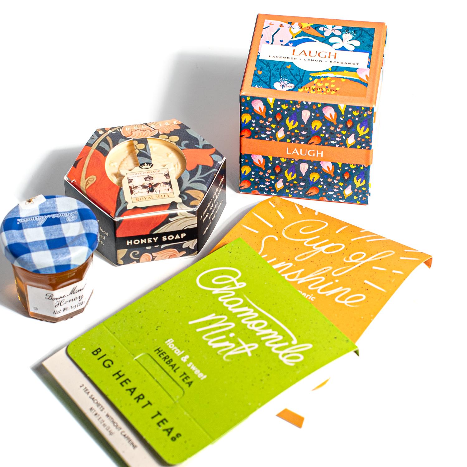 Baudelaire Spa Gift Box with Tea