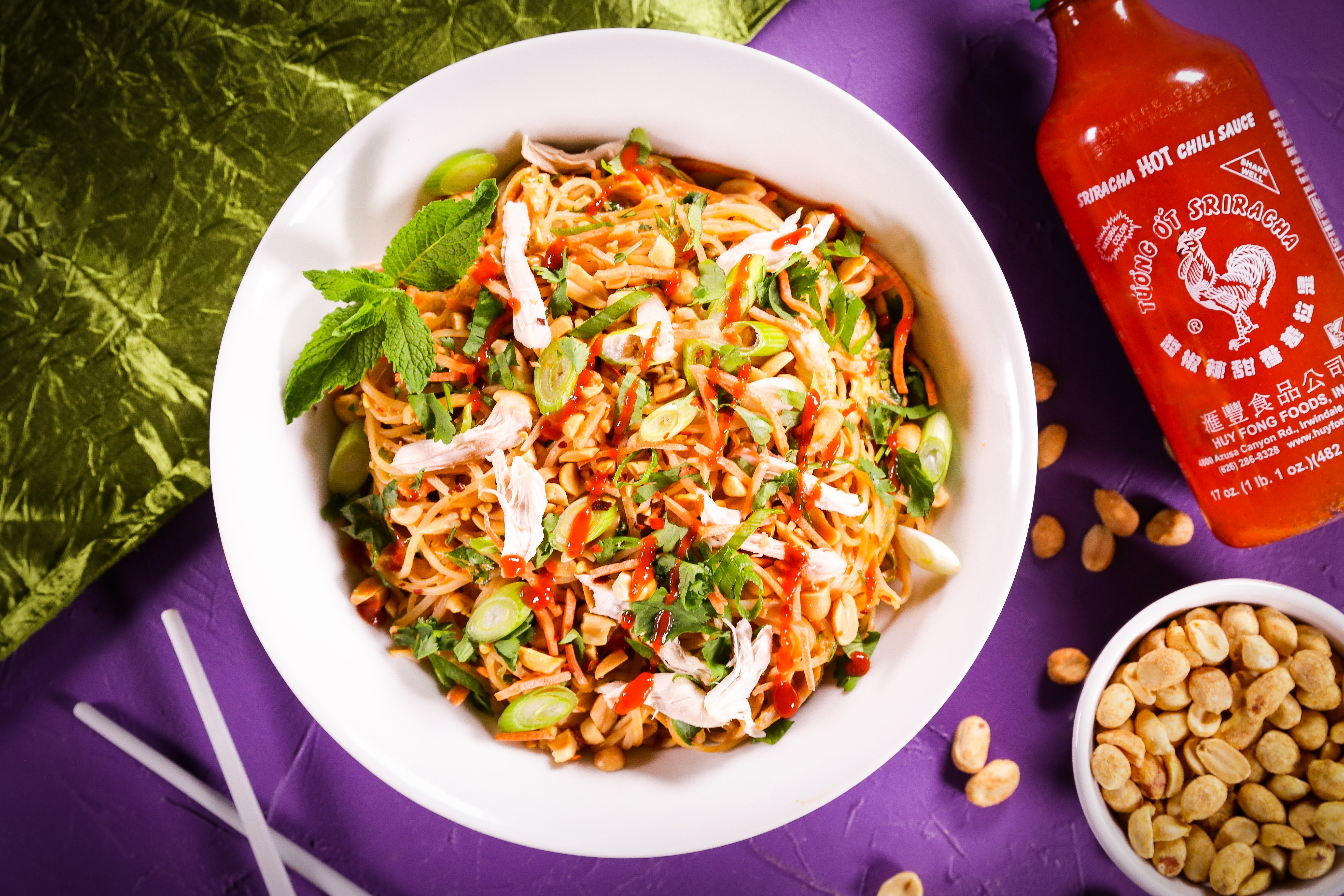 Thai chicken noodles