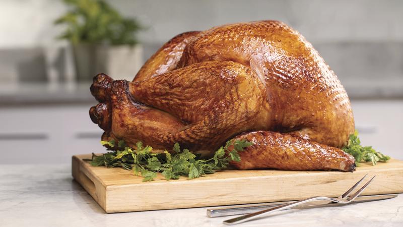 Fully Cooked Whole Turkey shipped with no antibiotic ever and non-gmo fed