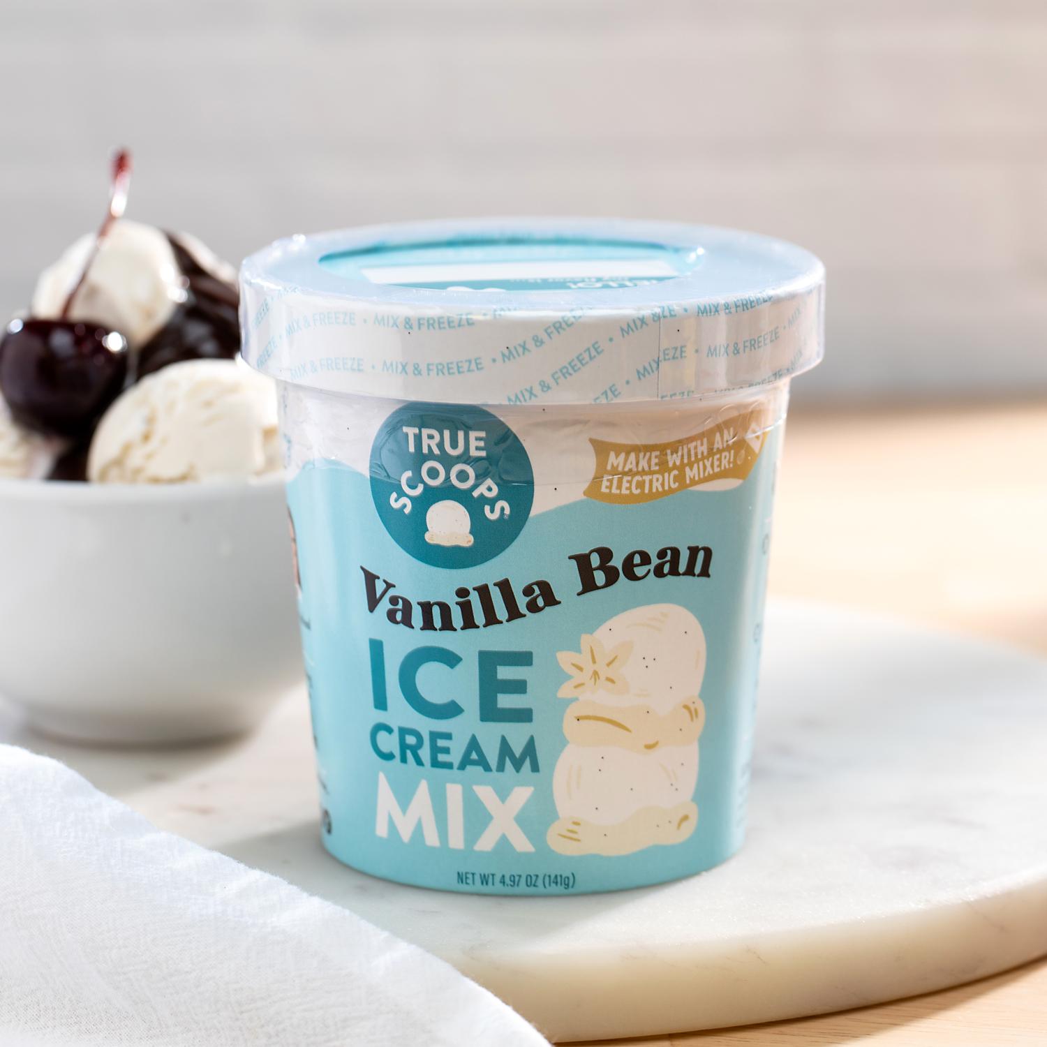 True Scoops Vanilla Bean Ice Cream Mix