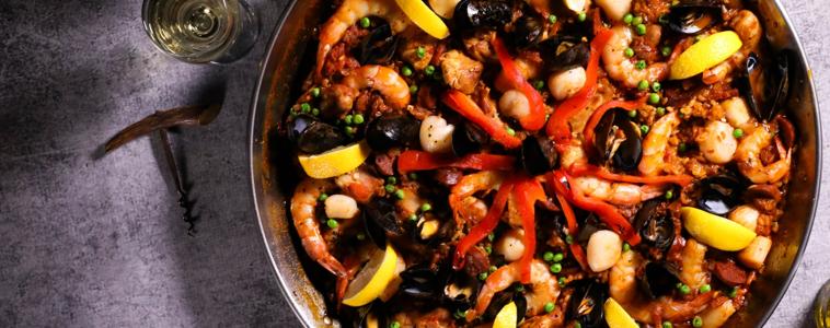Summer Spanish Seafood Supper