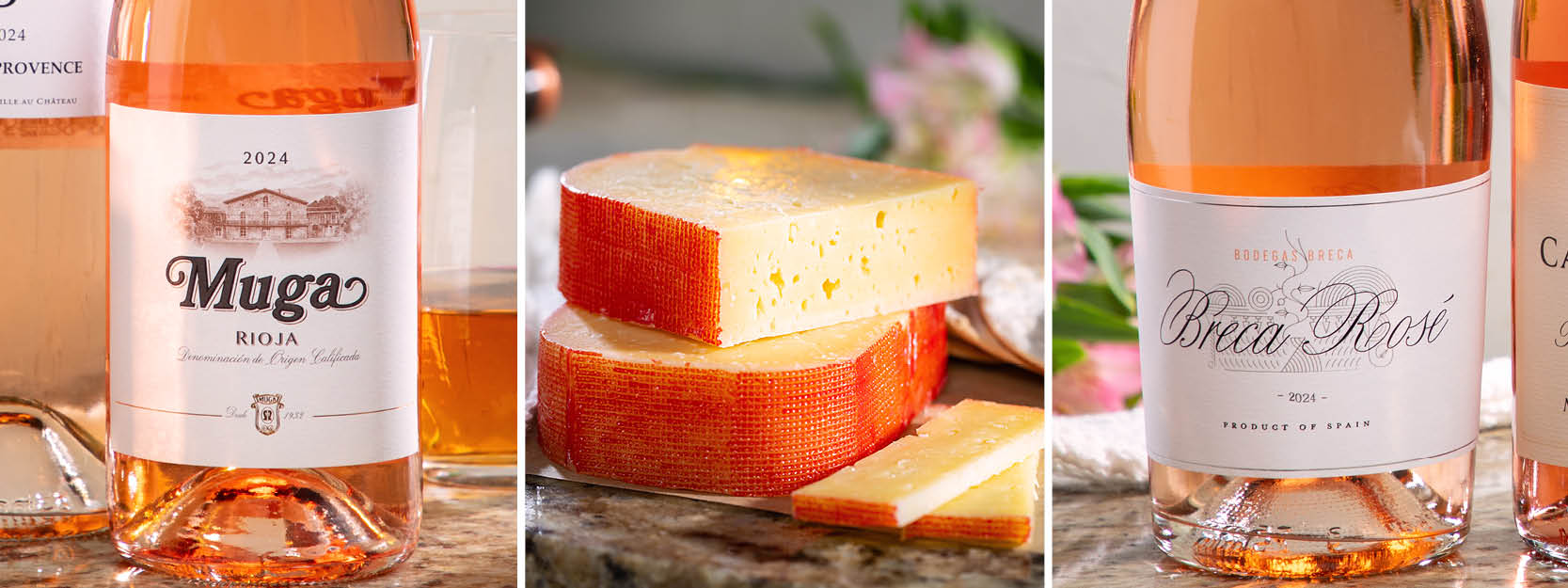 Spain Rose Wines and Cheese Pairing