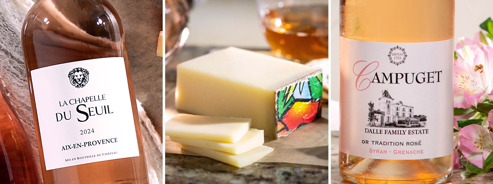 French Rose Wines and Cheese pairing