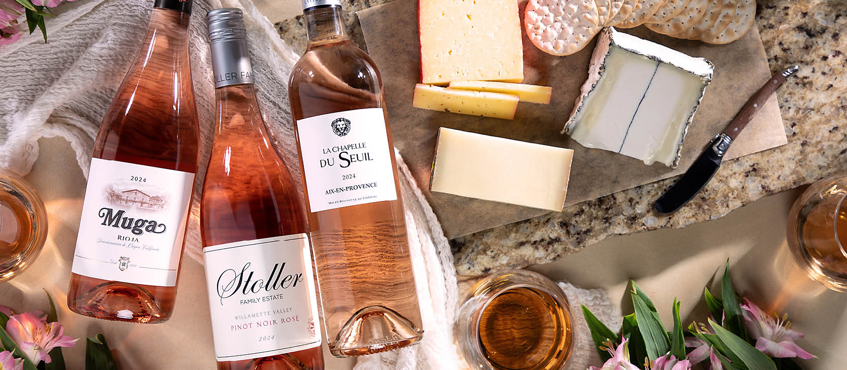 Rose Wines and Cheese Pairing
