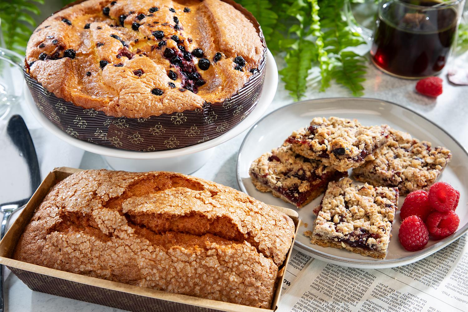 Gourmet breakfast delivery, brunch gift baskets, quiche and coffee cake gifts, Summer Brunch, 