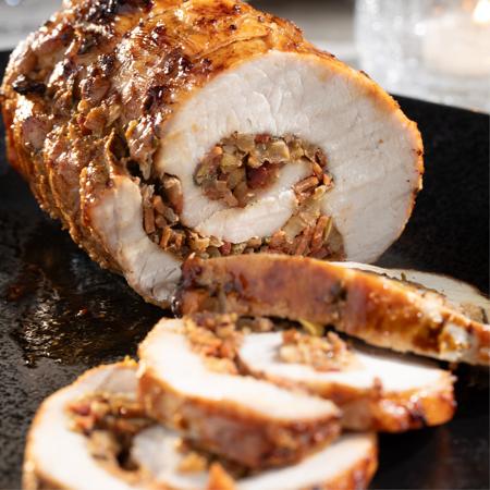 Apple & Bacon Stuffed Pork Loin
