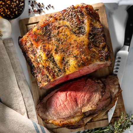 Roasted New York Strip Roast