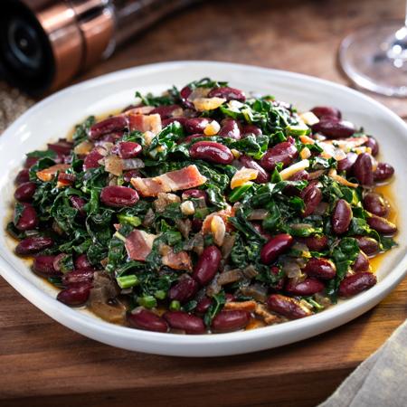 Braised Beans & Greens