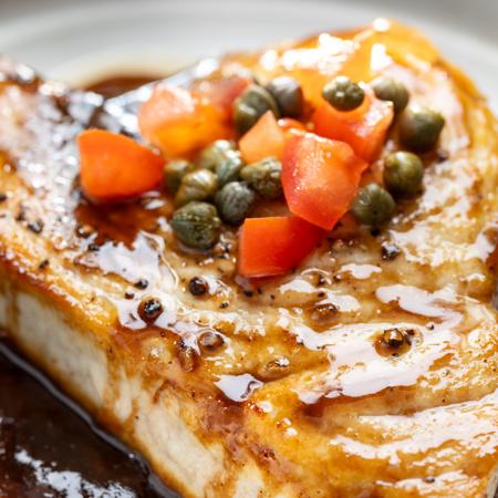 Balsamic Brown Butter Swordfish