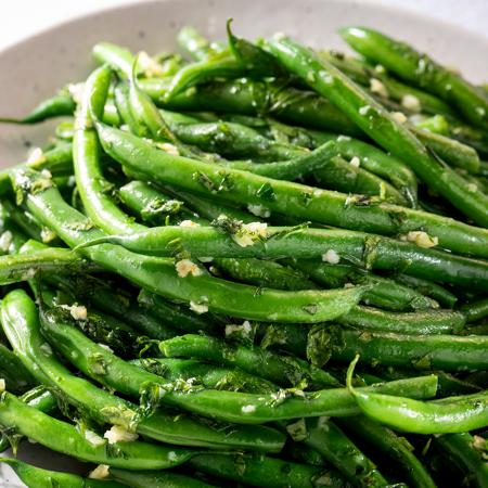 Garlicky Green Beans