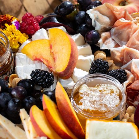 Peach Charcuterie Board
