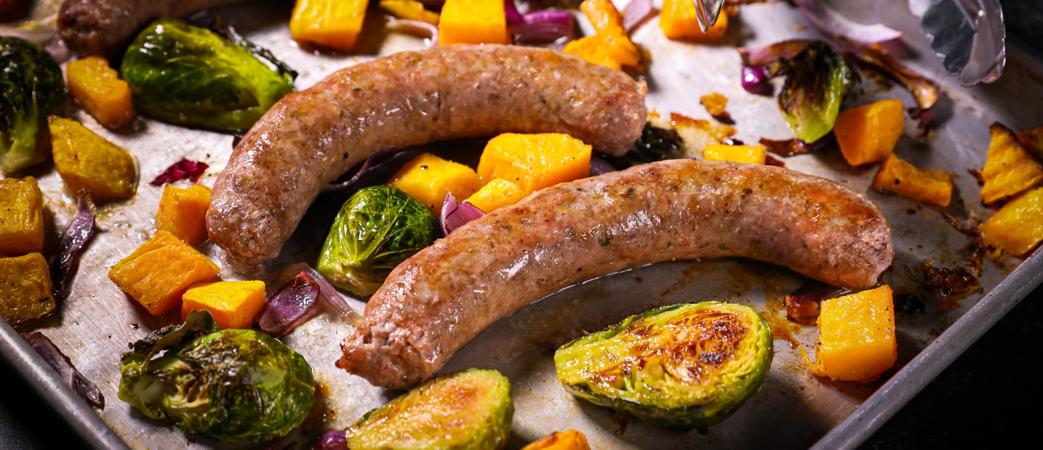 Roasted Sausage & Harvest Veggies
