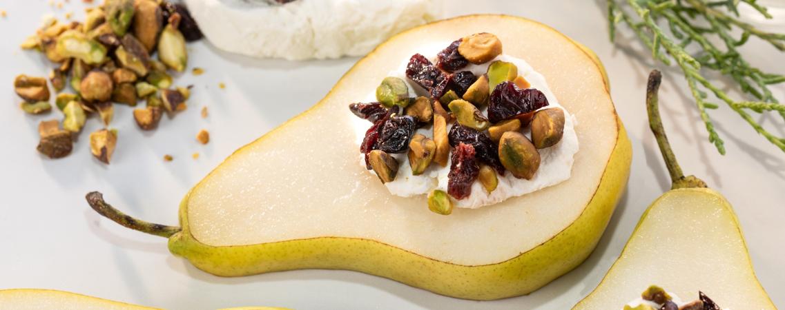 Festive Goat Holiday Pear