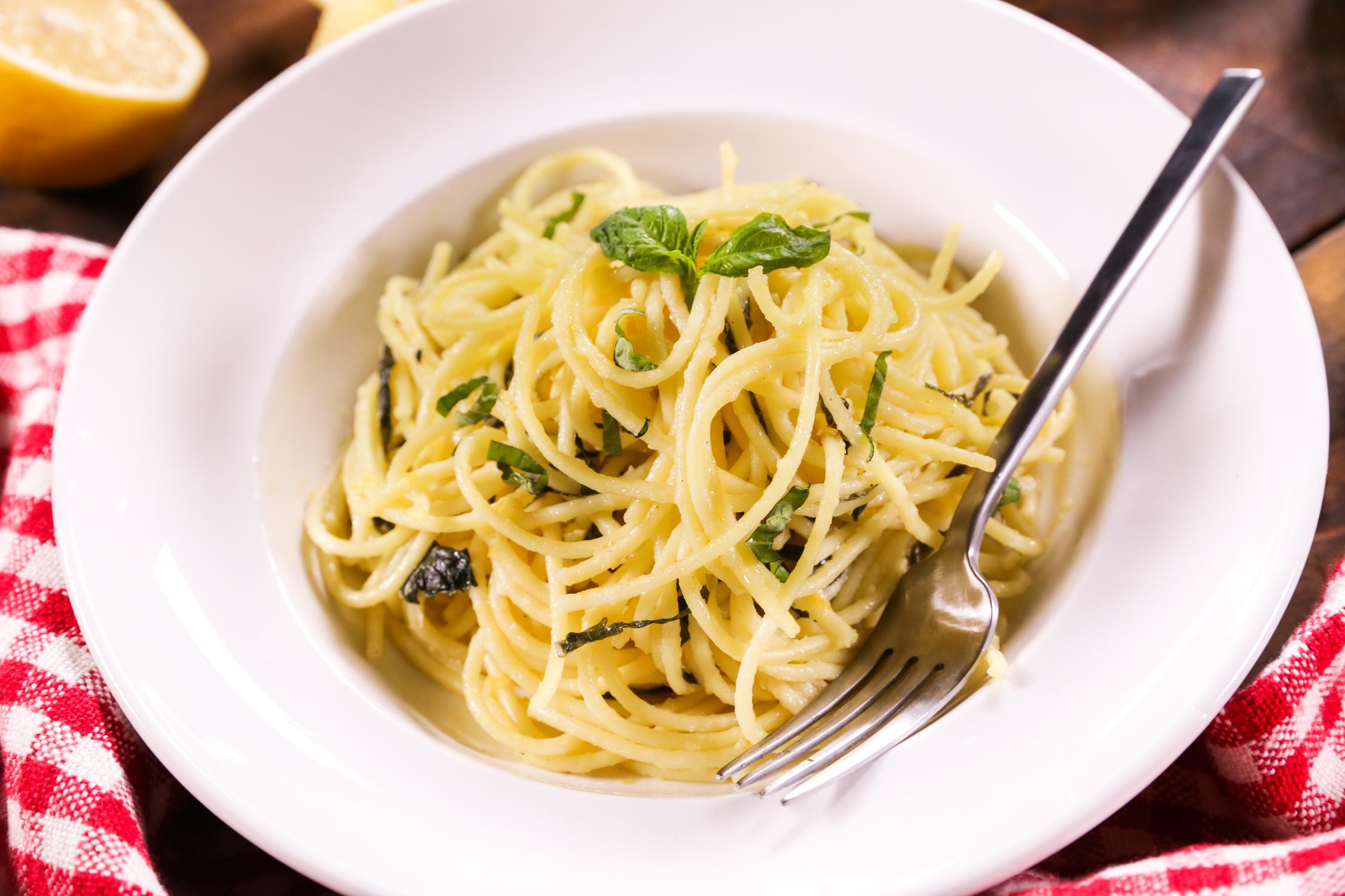 spaghetti with lemon