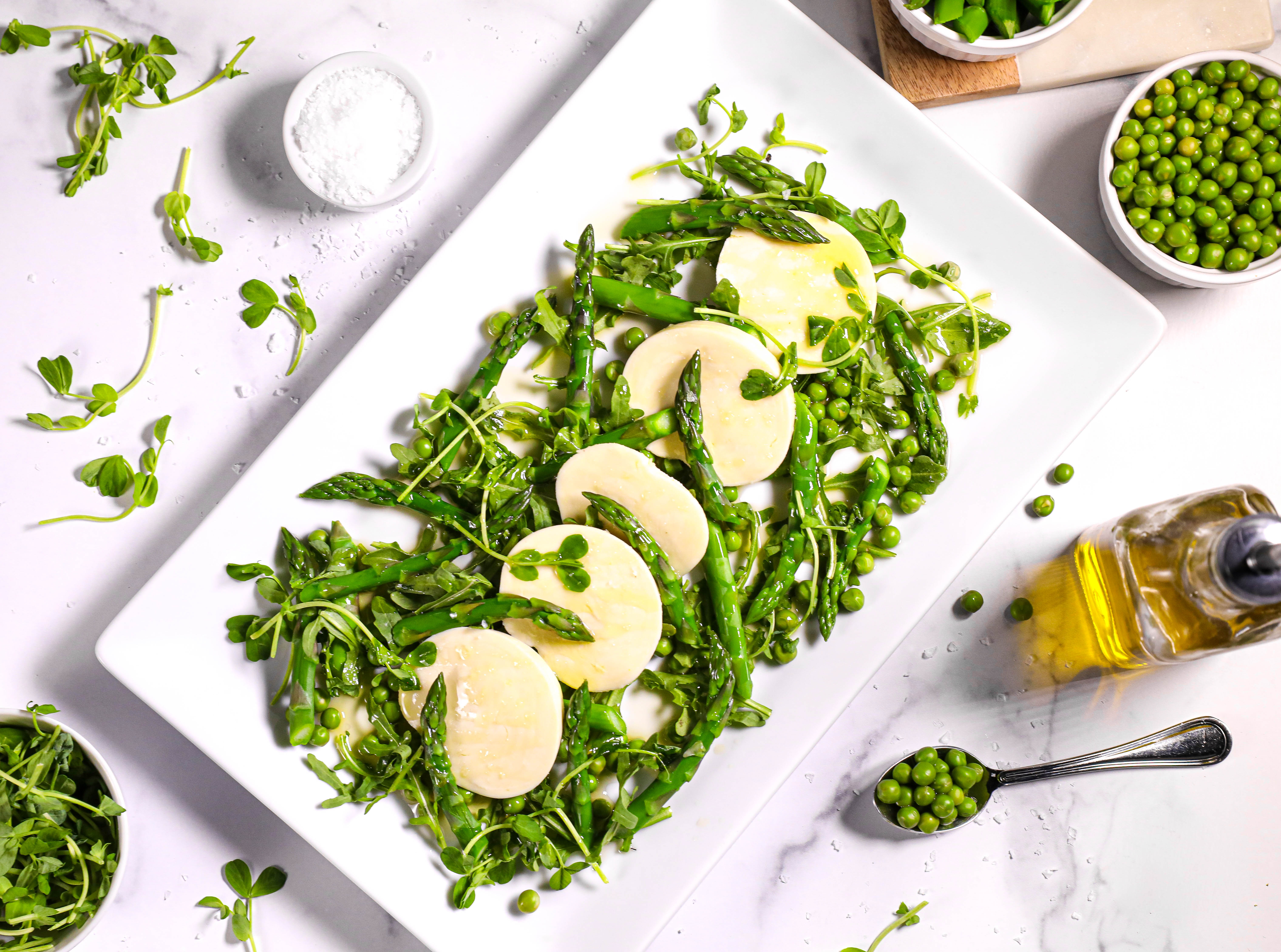 Spring Green Caprese Salad