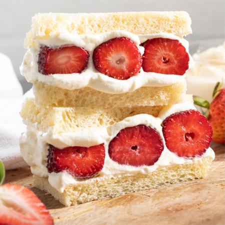 Japanese-Style Strawberry Sandwiches
