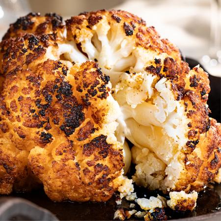 Whole Roasted Harissa Cauliflower