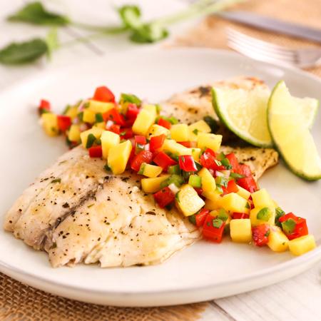 Grilled Tilapia With Mango Salsa