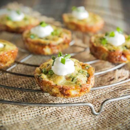 Mini Bacon and Potato Frittatas