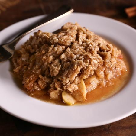 Gluten-Free Caramel Apple Crisp