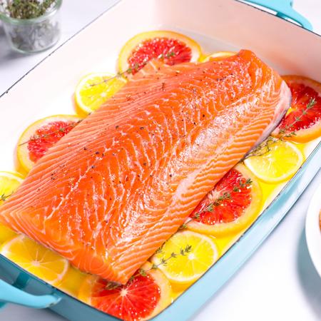 Citrus Oven-Poached Salmon