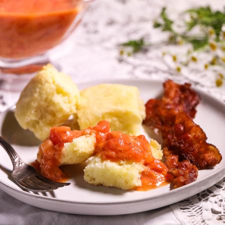 Edna Lewis' Tomato Gravy