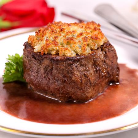 Filet Mignon With Blue Cheese Crust