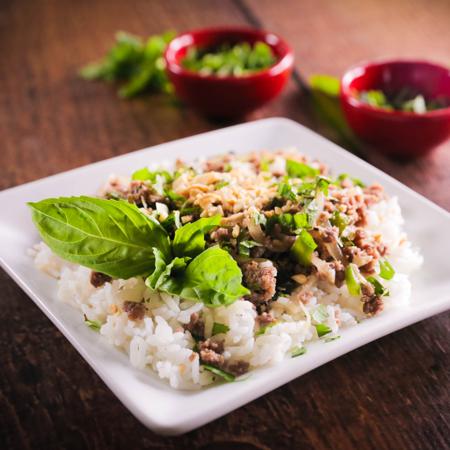 Minced Thai Basil Stir-Fry