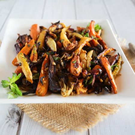 Roasted Carrots and Fennel