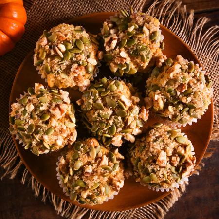 Pumpkin & Ginger Spiced Muffins