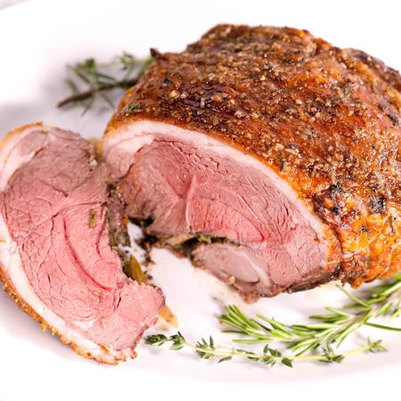 Herb-Rubbed Leg of Lamb