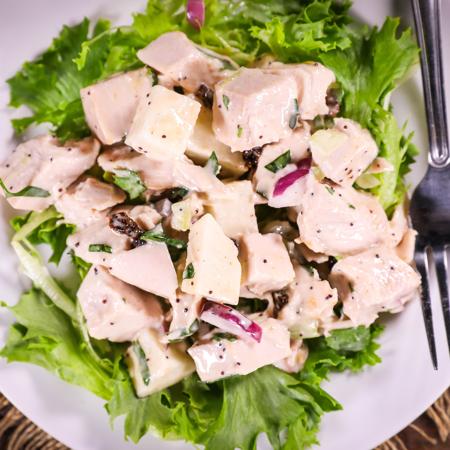 Turkey Salad With Jicama & Poppy Seeds