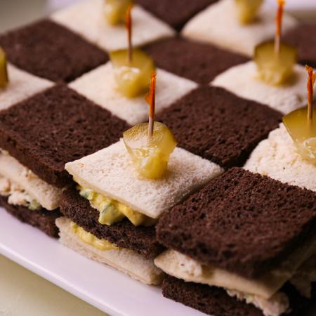 Checkerboard Tea Sandwiches