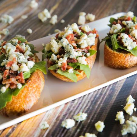 Fig Spread Crostini With Bacon