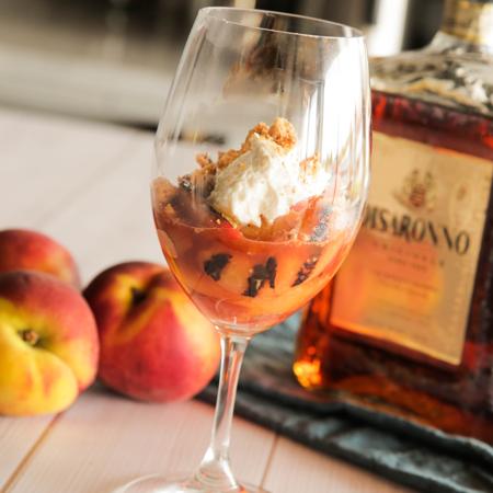 Grilled Peaches with Amaretto Mascarpone