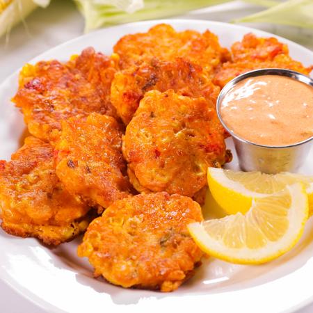 Corn & Lobster Fritters