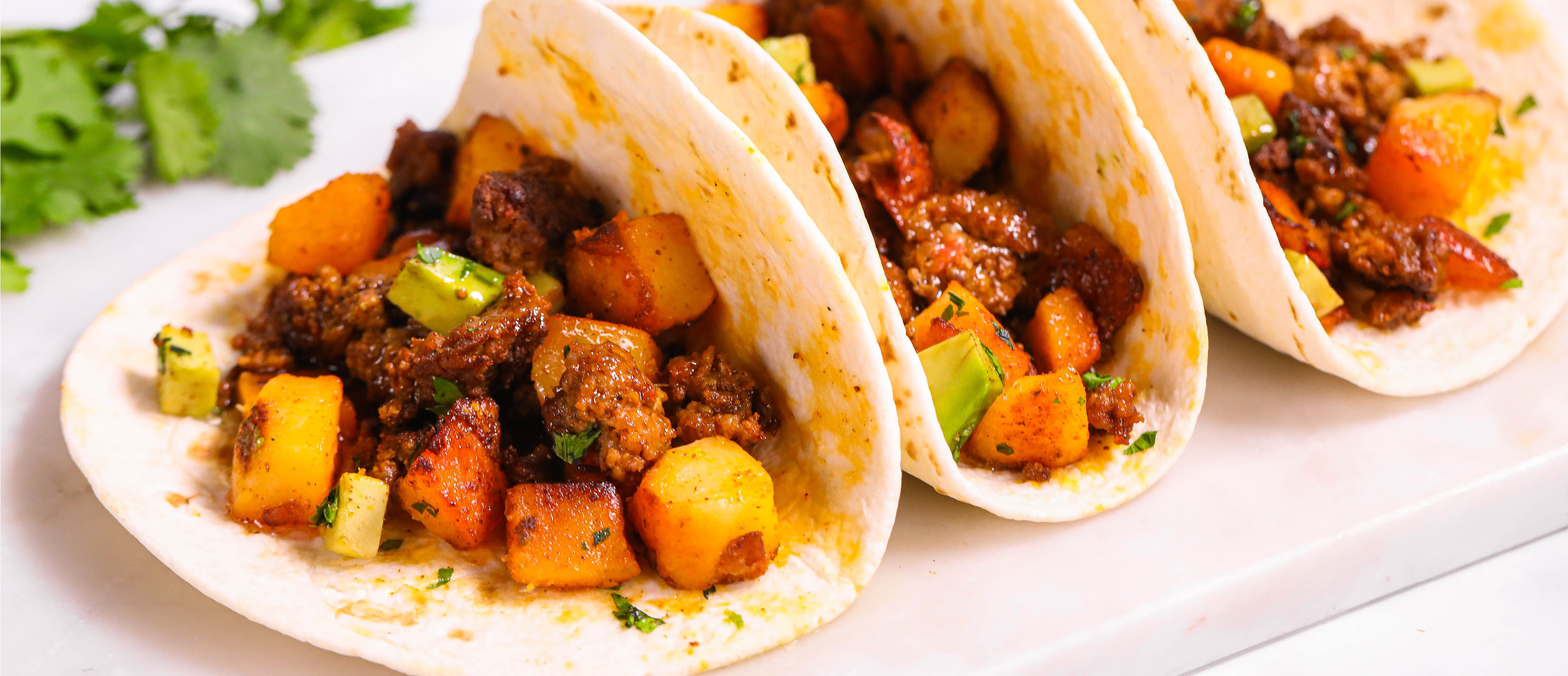 Chorizo & Potato Tacos