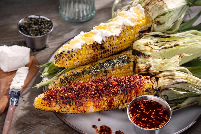 Grilled Corn on the Cob Toppers