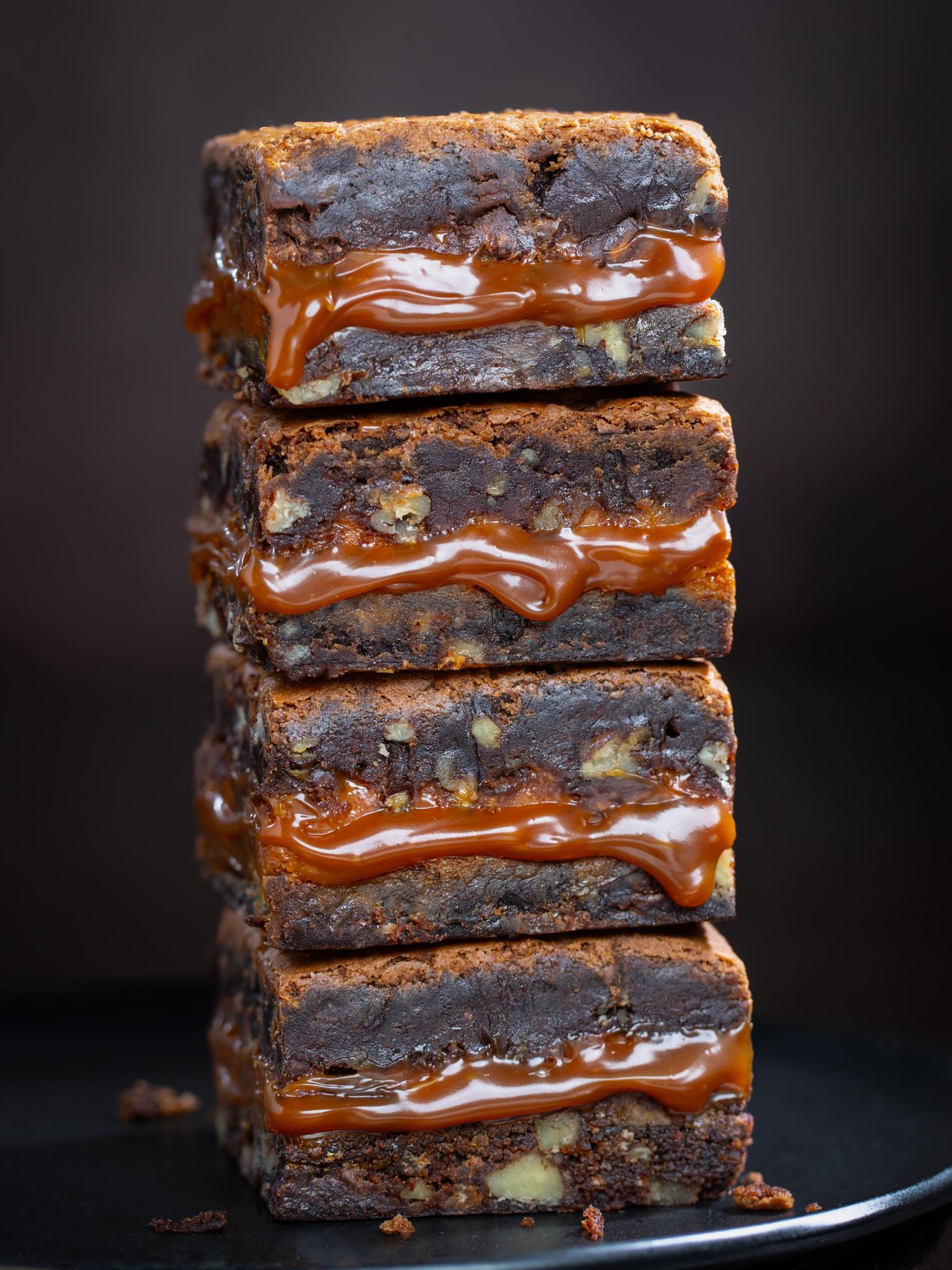 Original killer brownie with caramel