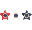 1776 red white and blue star cheese
