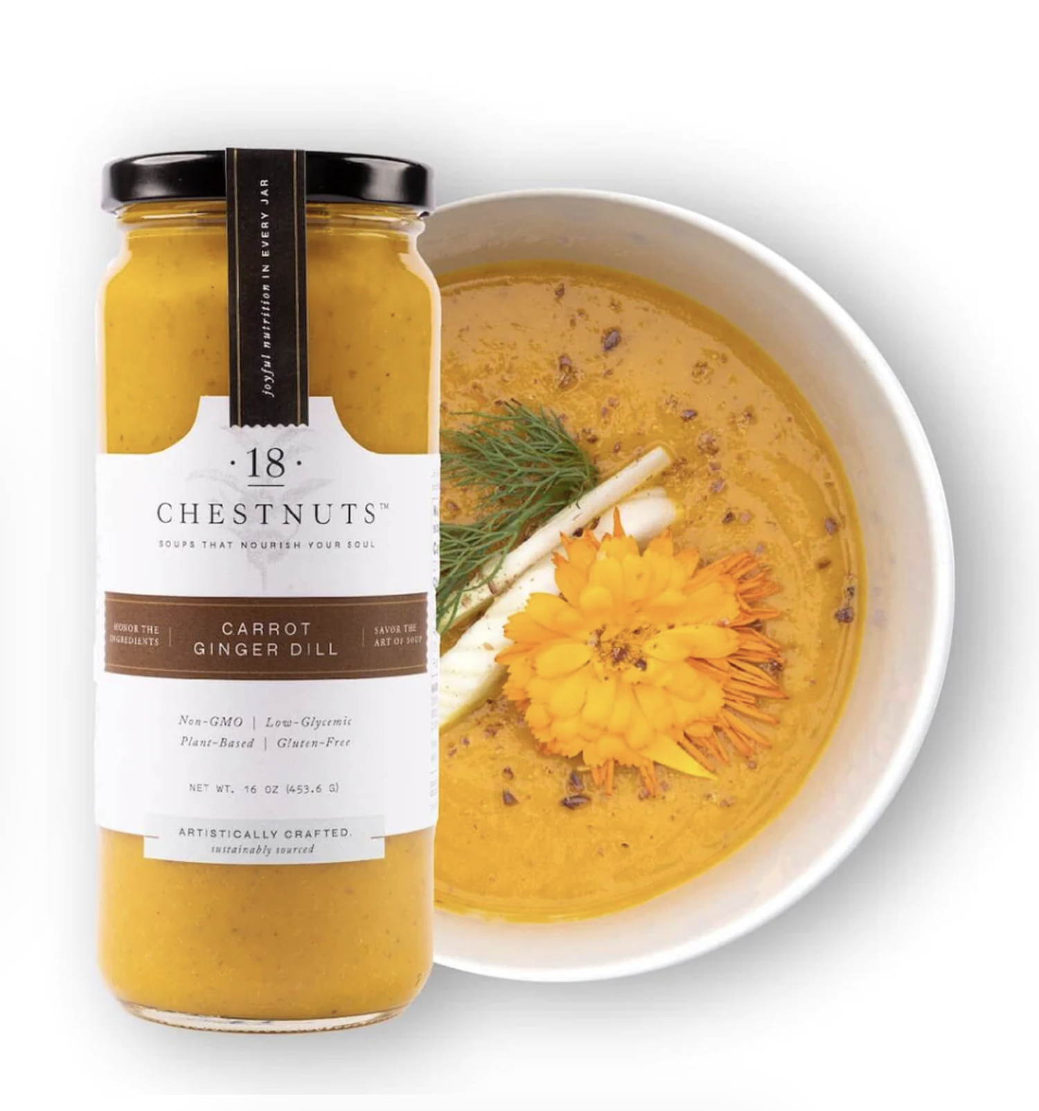 18 Chestnuts Carrot Dinger Dill Soup