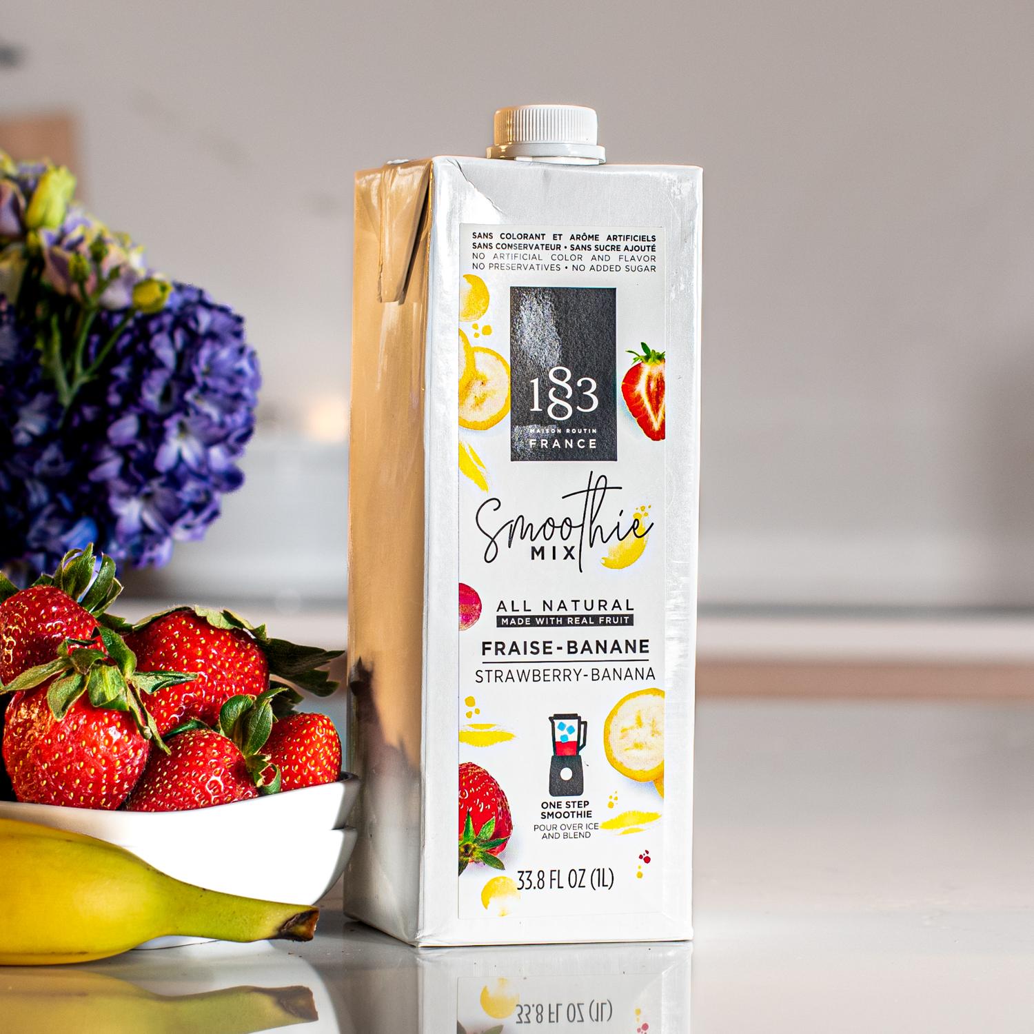 1883 Strawberry banana smoothie