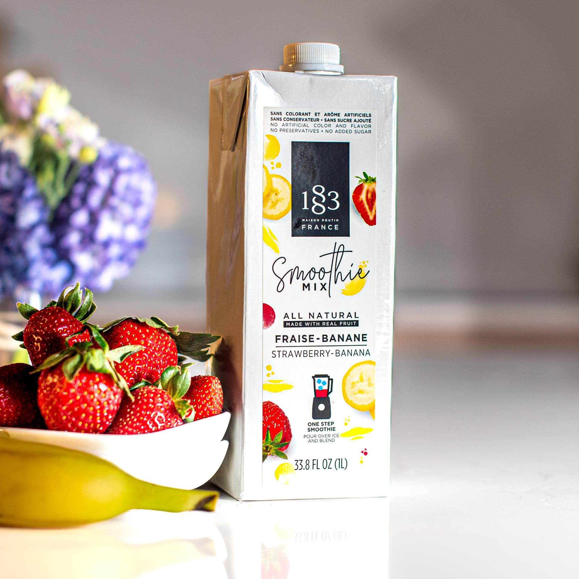 1883 Strawberry banana smoothie