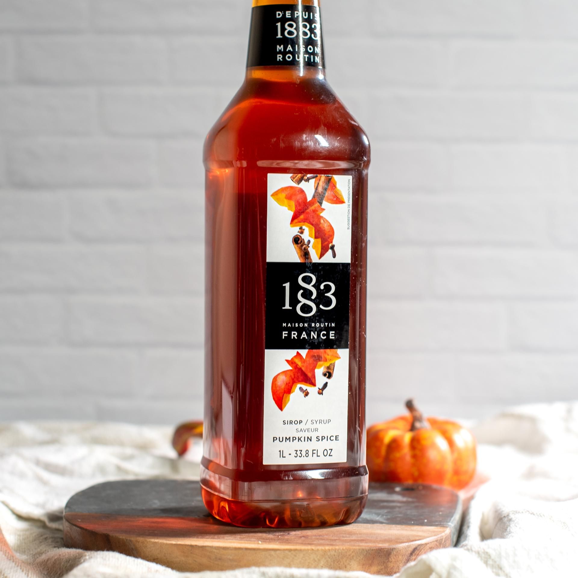 1883 Maison Routin Pumpkin Spice Syrup from The French Alps made with real cane sugar