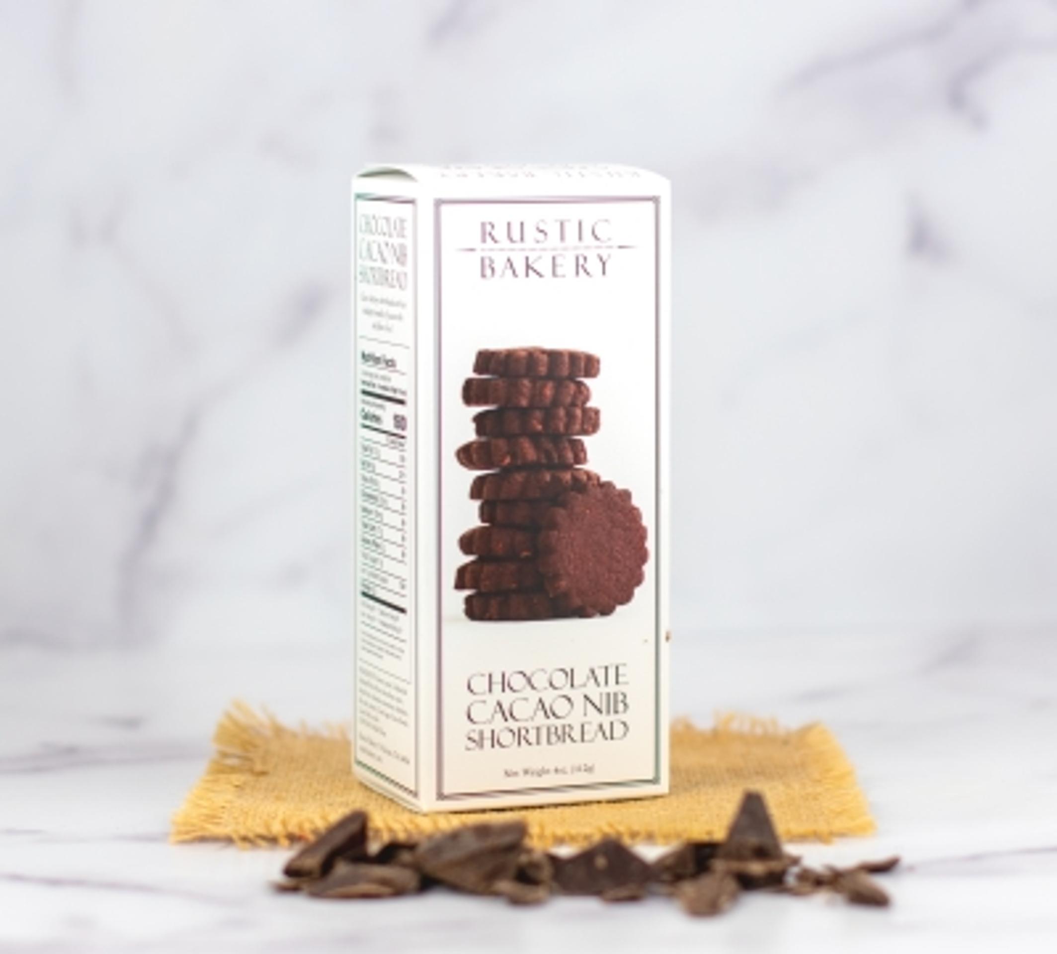 Rustic Bakery Chocolate Cacao Nib Shortbread
