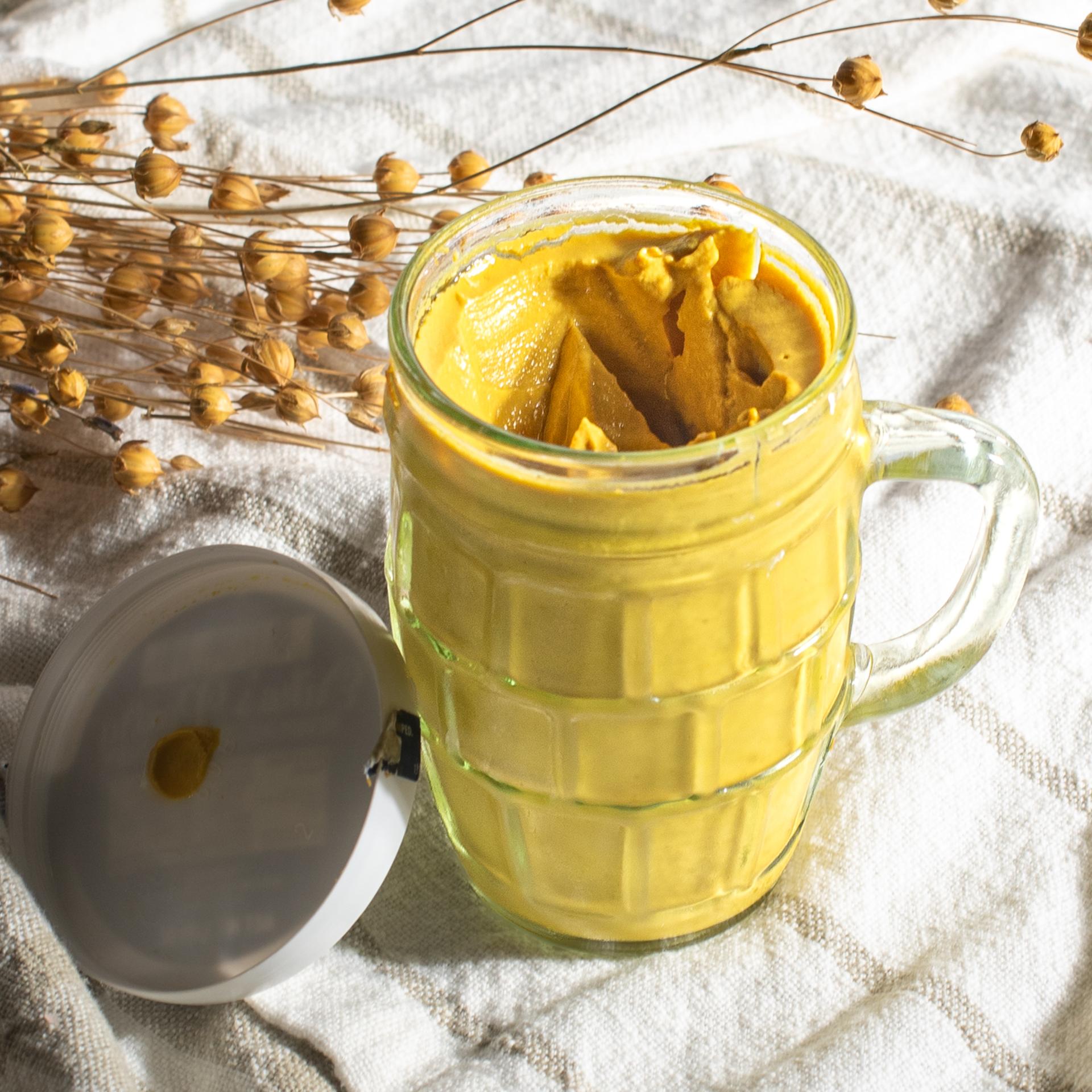 Alstertor Dusseldorf Mustard in german mug reusable