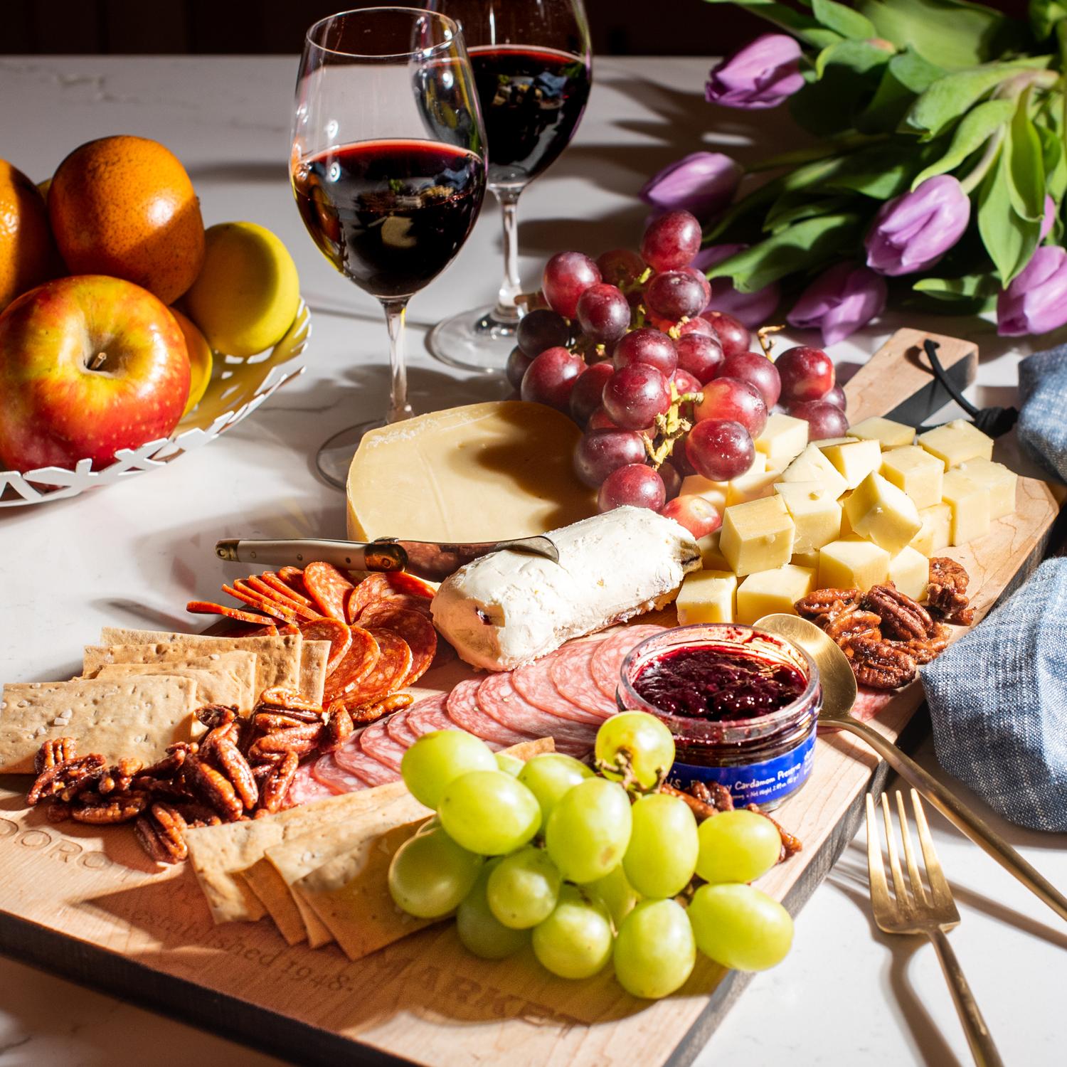 America's Greatest Hits Cheese and Charcuterie Board