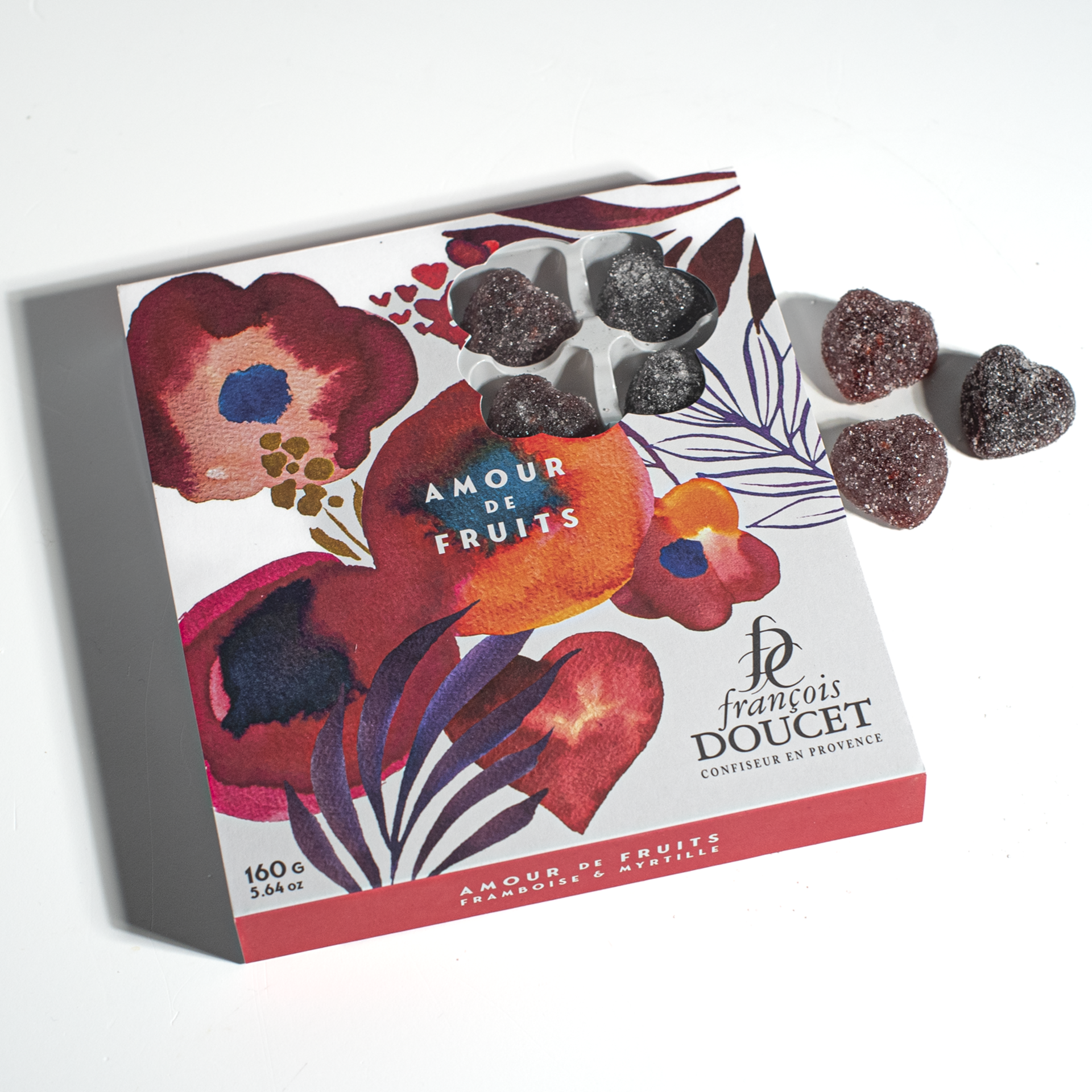 Amor de Fruits Francois DOucet COnfiseur en Provence Framboise and Myrtille
